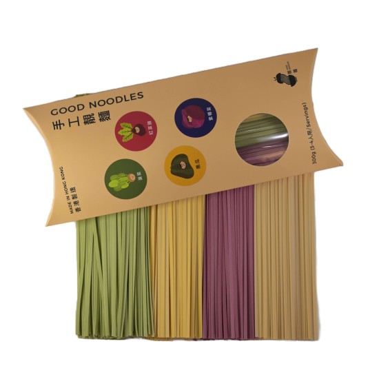 [FDN-3M] 手工靚麵 (雜錦, 300g, 4束掛麵, 盒裝)