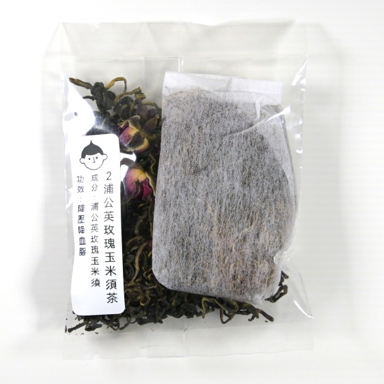 [HT02] 浦公英玫瑰玉米須茶