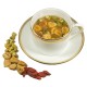 [HT10] Tea with Dried Golden Monk Fruit (Lo Han Guo), Chrysanthemum, Wolfberry 金羅漢果菊花杞子茶